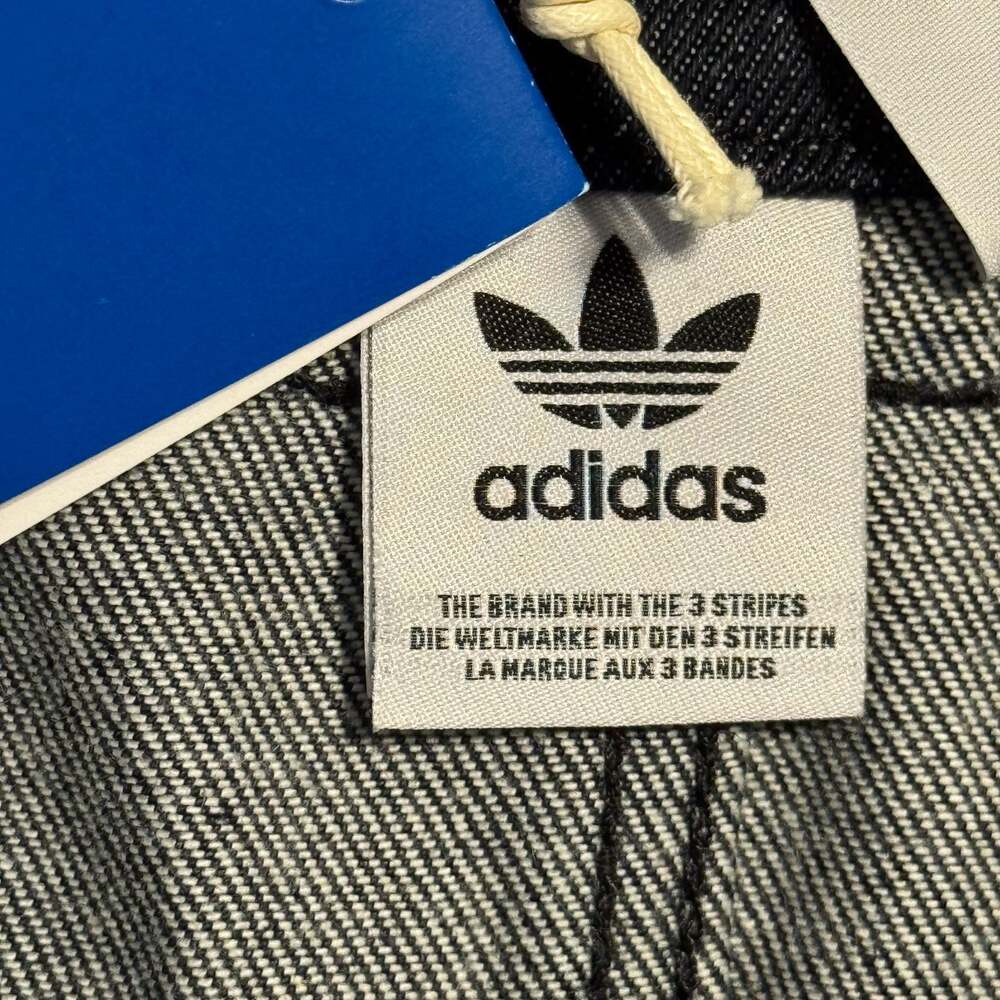 NWT Women’s Size 16 ADIDAS Originals 3-Stripes Button-Front Denim Skirt - Picture 3 of 14